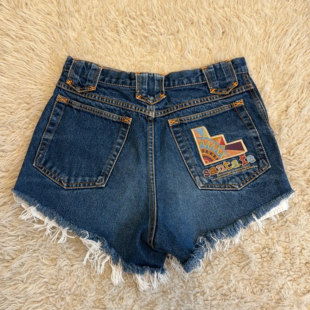 Vintage Distressed Jean Shorts